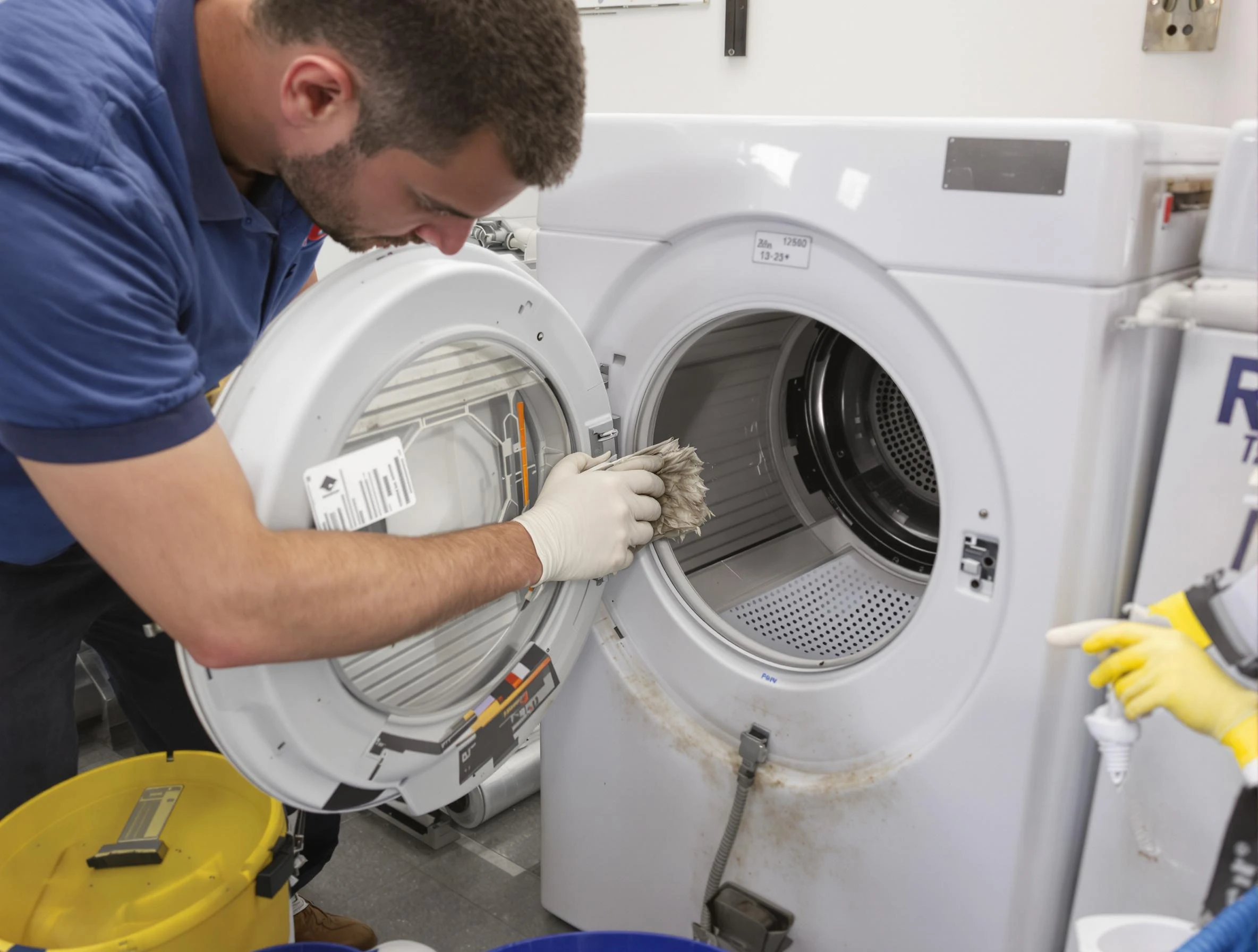 Chandler Dryer Vent Cleaning specialist performing detailed lint trap cleaning service in Chandler