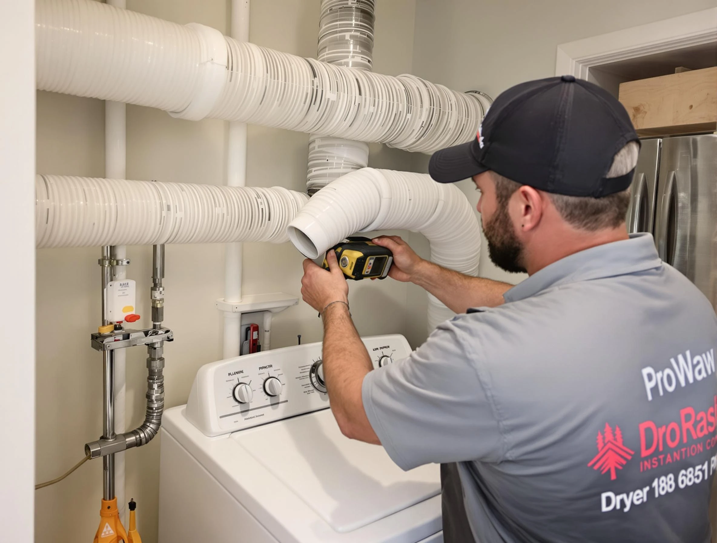 Professional dryer vent hose installation by Chandler Dryer Vent Cleaning in Chandler